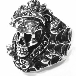 SSTRG0310 Skull Ring with...