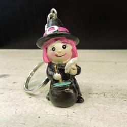 Witch Spooky Keyring