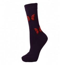 Ladies Ankle Red Butterfly...