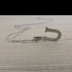 NECKLACE LETTER U with chain