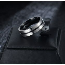 STRG0574   cross band ring 6mm