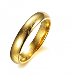 TRG0582 Gold Band Ring Lord...