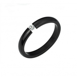 TRG0591 Black titanium ring...