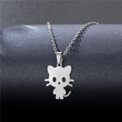 SSTNK0016  Kitten Necklace...
