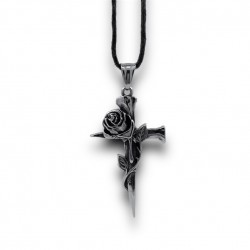 SSTPD0185  Cross with Rose...