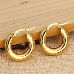 Gold Hoop Earrings...