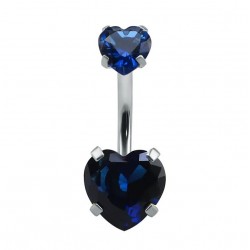 BB0166 Navel ring with Blue...