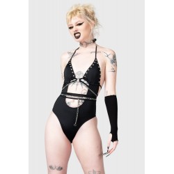 BLACK HEARTED SWIMSUIT
