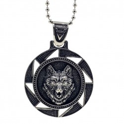 SSTPD0233   Wolf Necklace...