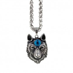 SSTPD0296   Wolf With Blue...