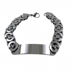 SSTBR0196  ID Bracelet with...