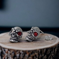 SSTER0448  Skull Earrings...