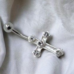 BB50 Navel Cross With White...