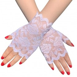 GL0007  Gloves White Lace...