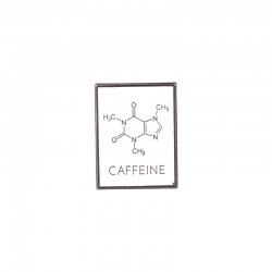PIN139   Καρφίτσα ''CAFFEINE''