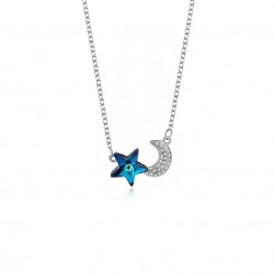 SLVNK0045  Moon Necklace...