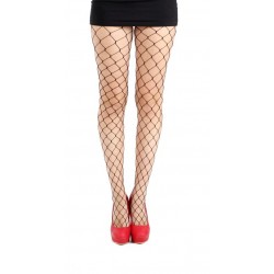 EXTRA LARGE NET TIGHTS BLACK
